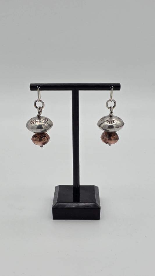 Copper & Silver Horizon Arizona Pearl™ Earrings