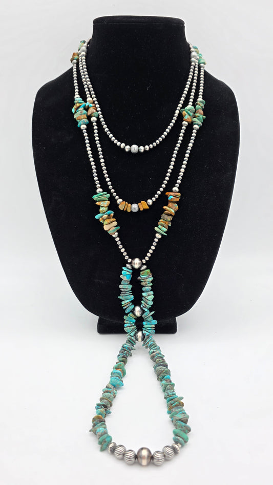 Desert Pearl Triple Strand